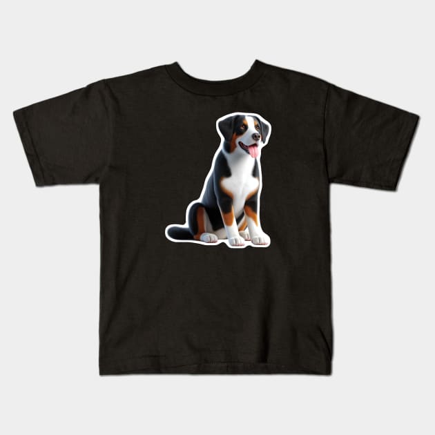 Appenzeller Sennenhund Kids T-Shirt by millersye